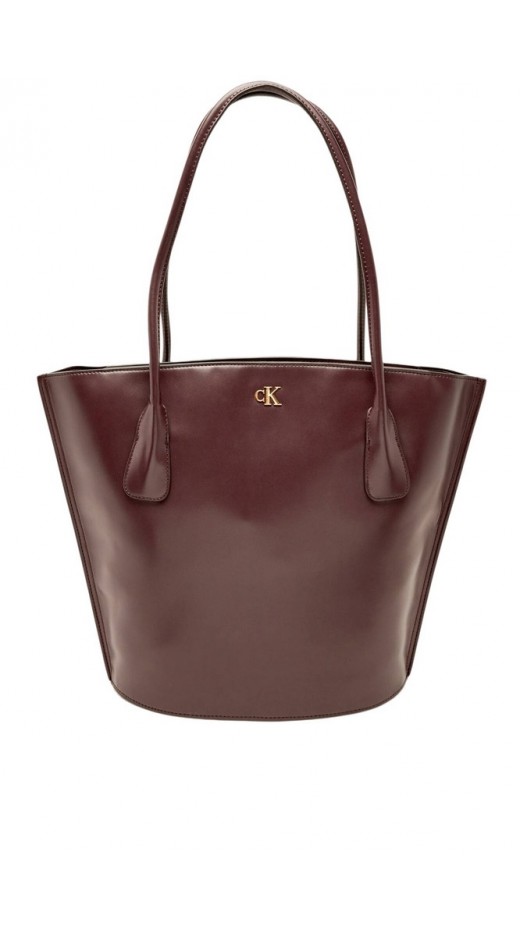 CALVIN KLEIN MEDIUM TOTE ΤΣΑΝΤΑ ΓΥΝΑΙΚΕΙΑ BORDEAUX