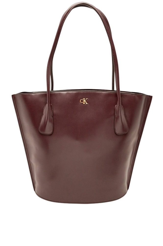 CALVIN KLEIN MEDIUM TOTE ΤΣΑΝΤΑ ΓΥΝΑΙΚΕΙΑ BORDEAUX