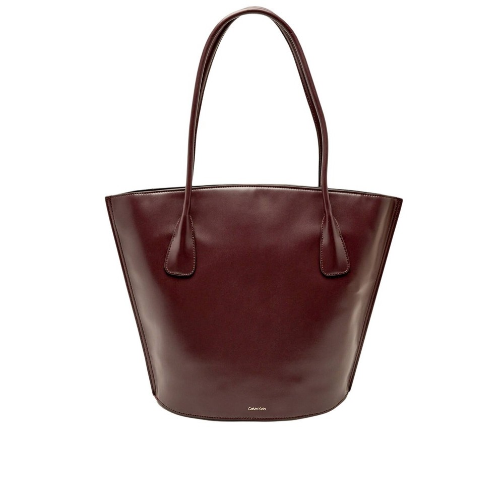 CALVIN KLEIN MEDIUM TOTE ΤΣΑΝΤΑ ΓΥΝΑΙΚΕΙΑ BORDEAUX
