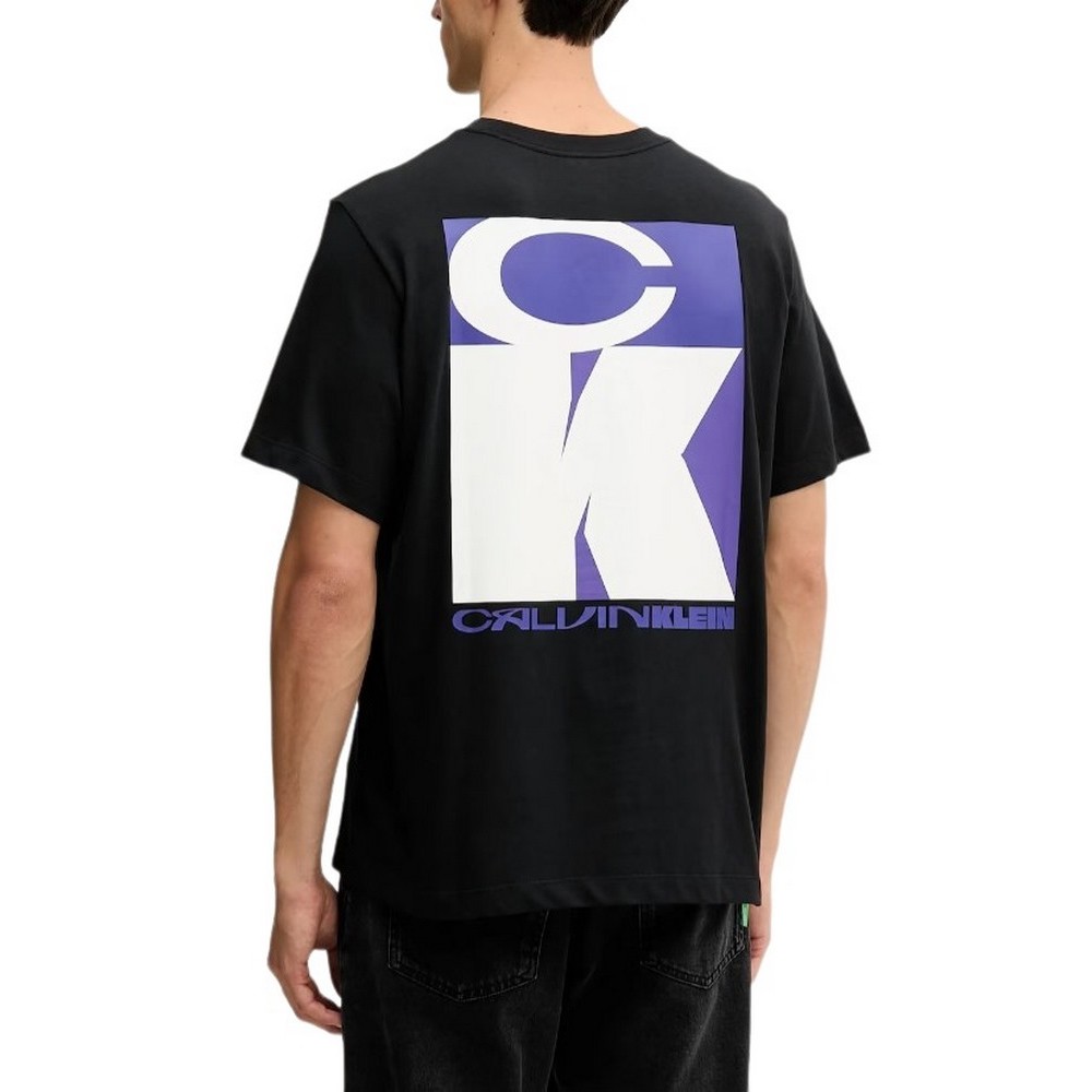 CALVIN KLEIN JEANS 20S TC CK STACK GRAPHIC TEE T-SHIRT ΜΠΛΟΥΖΑ ΑΝΔΡΙΚΗ BLACK