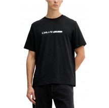 CALVIN KLEIN JEANS 20S TC CK STACK GRAPHIC TEE T-SHIRT ΜΠΛΟΥΖΑ ΑΝΔΡΙΚΗ BLACK