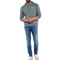 CALVIN KLEIN JEANS LS E 350TRRY CLVN LN ΦΟΥΤΕΡ ΜΠΛΟΥΖΑ ΑΝΔΡΙΚΗ GREY
