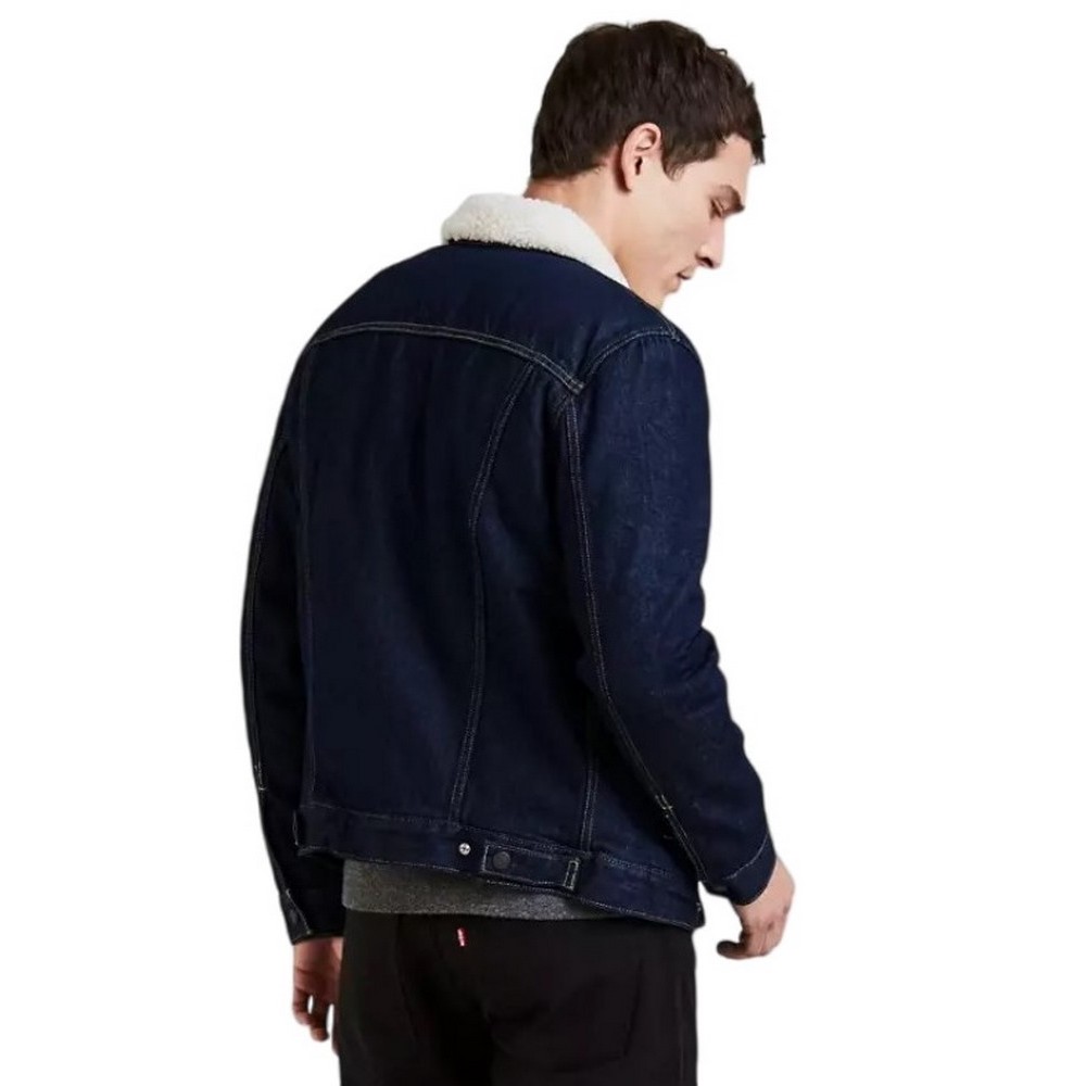 LEVI'S TYPE SHERPA TRUCKER 163650084 ΜΠΟΥΦΑΝ ΑΝΔΡΙΚΟ MED INDIGO
