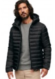 SUPERDRY HOODED SPORT PADDED ΜΠΟΥΦΑΝ ΑΝΔΡΙΚΟ BLACK