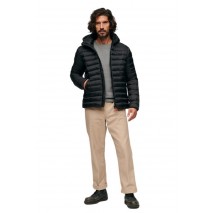 SUPERDRY HOODED SPORT PADDED ΜΠΟΥΦΑΝ ΑΝΔΡΙΚΟ BLACK