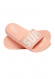 SUPERDRY CORE VEGAN POOL SLIDE ΠΑΝΤΟΦΛΑΙ ΓΥΝΑΙΚΕΙΑ CORAL