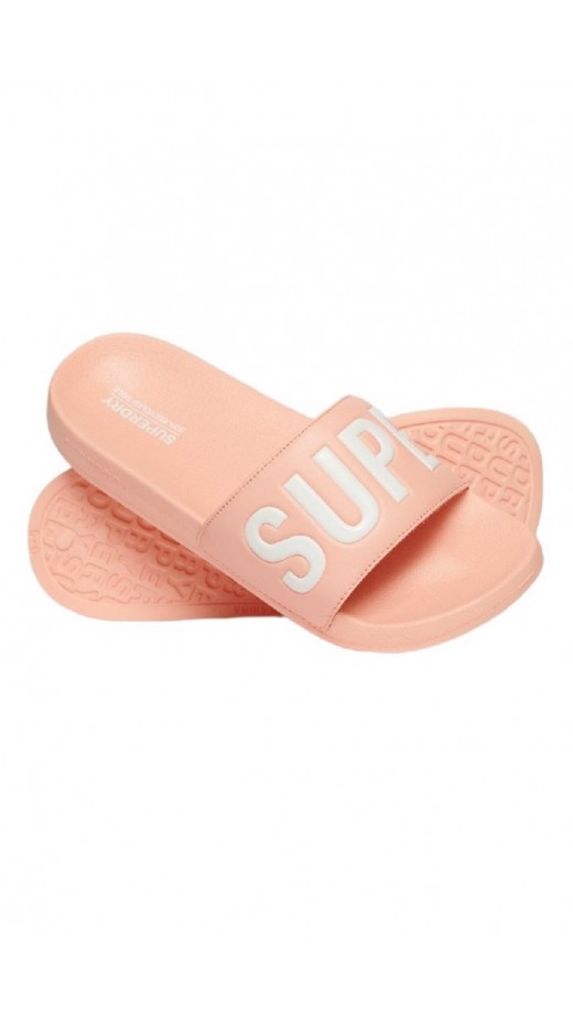 SUPERDRY CORE VEGAN POOL SLIDE ΠΑΝΤΟΦΛΑΙ ΓΥΝΑΙΚΕΙΑ CORAL