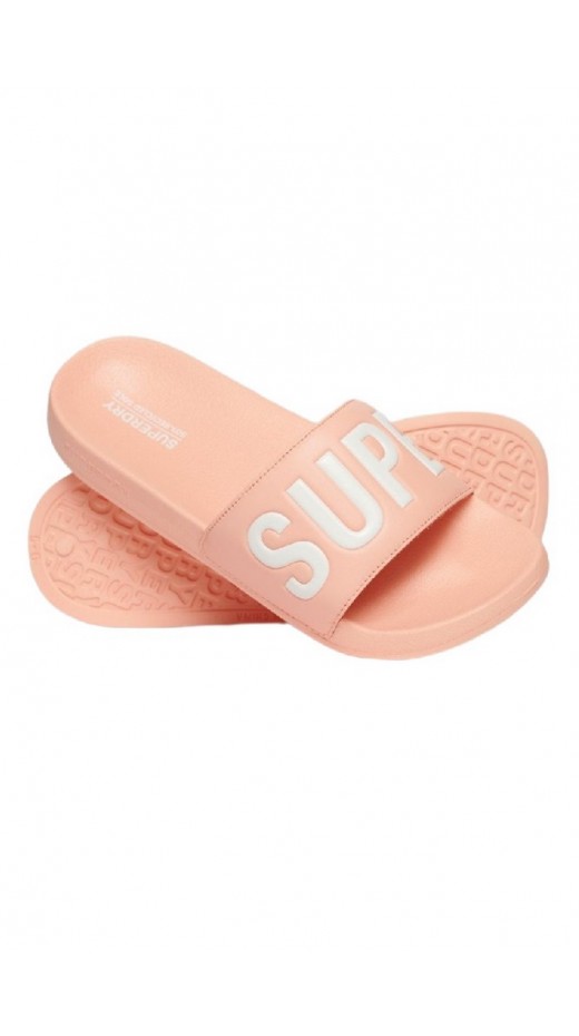 SUPERDRY CORE VEGAN POOL SLIDE ΠΑΝΤΟΦΛΑ ΓΥΝΑΙΚΕΙΑ CORAL