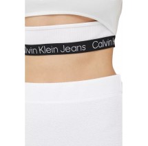 CALVIN KLEIN JEANS TAPE STRAPPY MILANO TOP ΓΥΝΑΙΚΕΙΟ WHITE