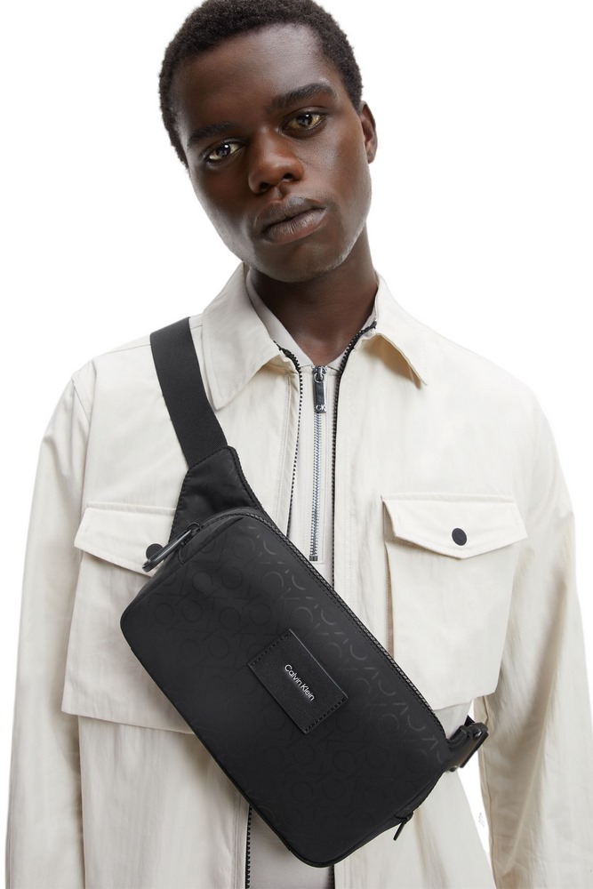 CALVIN KLEIN JEANS CK MUST T MONO WAISTBAG ΤΣΑΝΤΑ ΑΝΔΡΙΚΗ BLACK