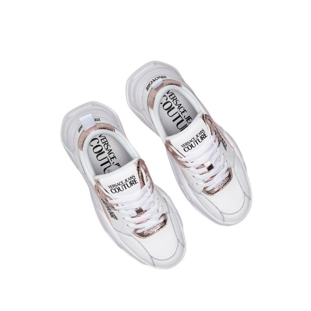 VERSACE JEANS COUTURE FONDO STARGAZE DISB ΠΑΠΟΥΤΣΙ ΓΥΝΑΙΚΕΙΟ WHITE