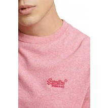 D1 OVIN ESSENTIAL LOGO EMB TEE ΜΠΛΟΥΖΑ ΑΝΔΡΙΚΟ ROSE