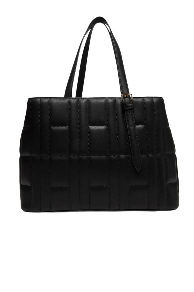 TOMMY HILFIGER FEMININE TOTE ΤΣΑΝΤΑ ΓΥΝΑΙΚΕΙΑ BLACK