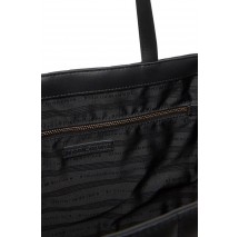 TOMMY HILFIGER FEMININE TOTE ΤΣΑΝΤΑ ΓΥΝΑΙΚΕΙΑ BLACK