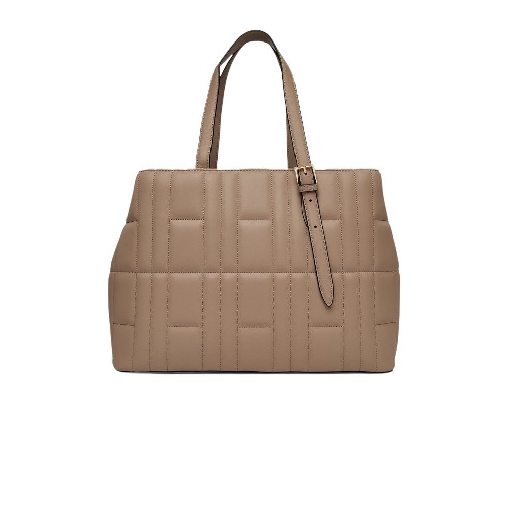 TOMMY HILFIGER FEMININE TOTE ΤΣΑΝΤΑ ΓΥΝΑΙΚΕΙΑ TAUPE