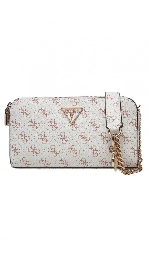 GUESS ECO ERICA STATUS CROSSBODY ΤΣΑΝΤΑ ΓΥΝΑΙΚΕΙΑ CREAMY WHITE