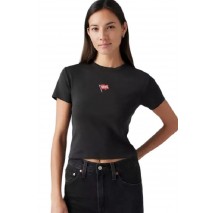 LEVI'S GR ESSENTIAL SPORTY TEE A87980024 T-SHIRT ΜΠΛΟΥΖΑ ΓΥΝΑΙΚΕΙΑ BLACK