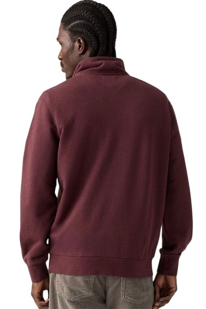 LEVIS ORIGINAL HM 1/4 ZIP ΜΠΛΟΥΖΑ ΦΟΥΤΕΡ ΑΝΔΡΙΚΗ RED