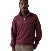 LEVIS ORIGINAL HM 1/4 ZIP ΜΠΛΟΥΖΑ ΦΟΥΤΕΡ ΑΝΔΡΙΚΗ RED
