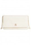 TOMMY HILFIGER REFINED CHAIN CROSSOVER ΤΣΑΝΤΑ ΓΥΝΑΙΚΕΙΑ OFF WHITE