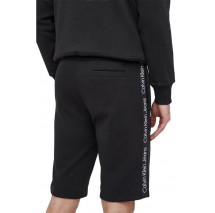 CALVIN KLEIN JEANS LOGO TAPE HWK SHORT ΒΕΡΜΟΥΔΑ ΑΝΔΡΙΚΗ BLACK