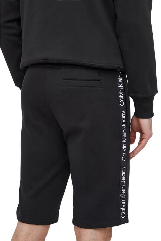 CALVIN KLEIN JEANS LOGO TAPE HWK SHORT ΒΕΡΜΟΥΔΑ ΑΝΔΡΙΚΗ BLACK
