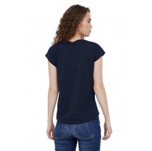 PEPE JEANS BLOOM T-SHIRT  ΓΥΝΑΙΚΕΙΟ NAVY