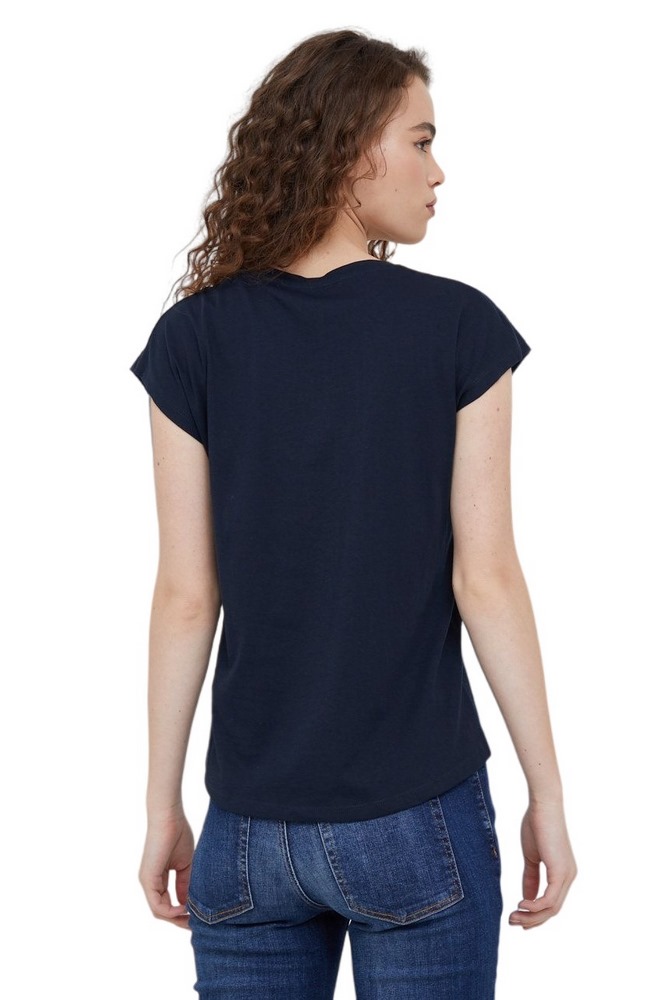 PEPE JEANS BLOOM T-SHIRT  ΓΥΝΑΙΚΕΙΟ NAVY