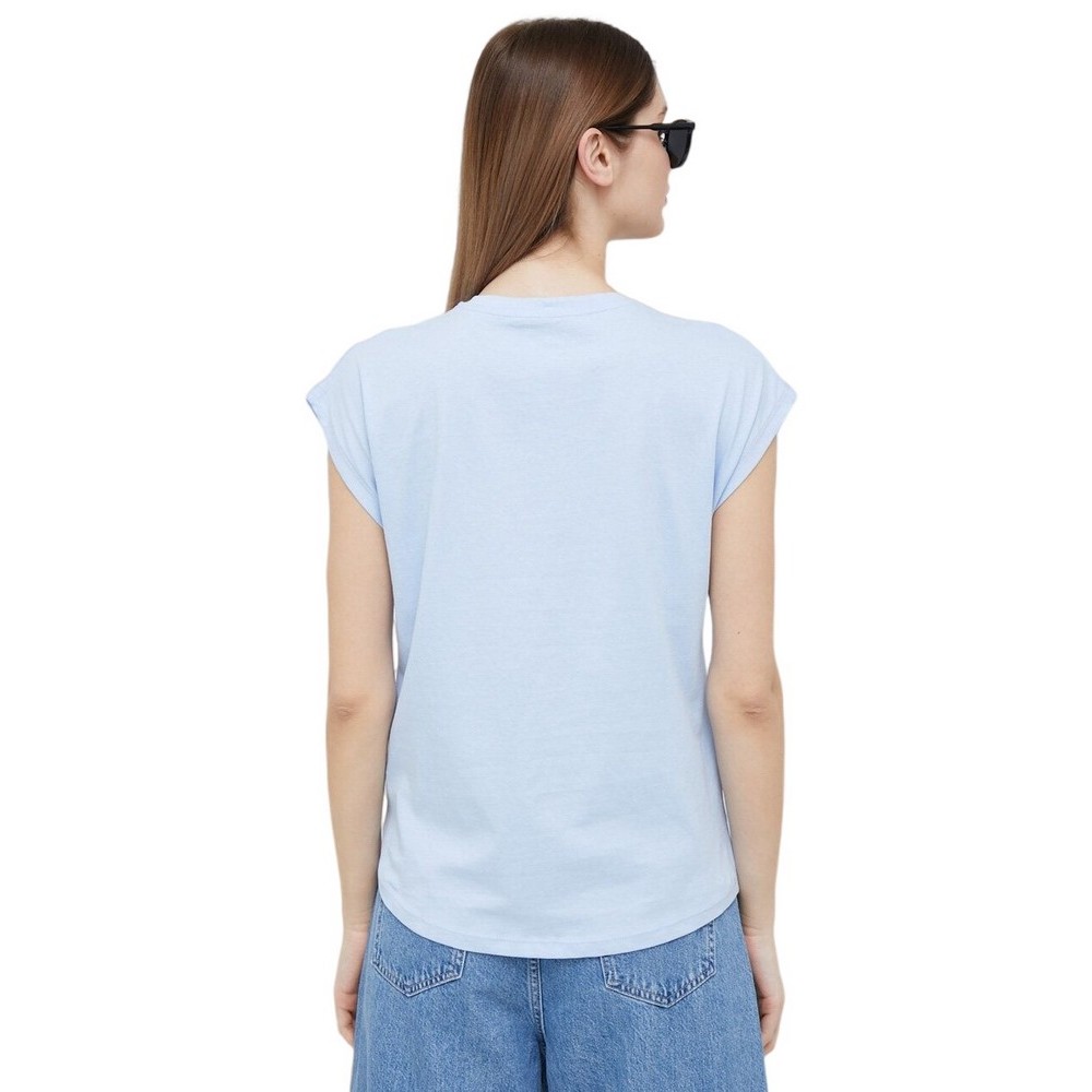 PEPE JEANS BLOOM T-SHIRT  ΓΥΝΑΙΚΕΙΟ SKY