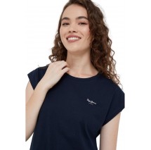 PEPE JEANS BLOOM T-SHIRT  ΓΥΝΑΙΚΕΙΟ NAVY