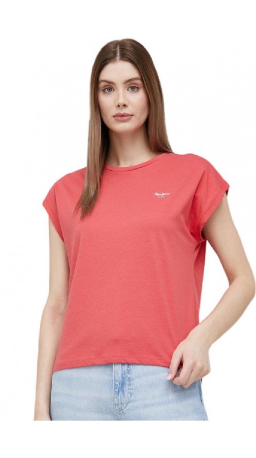 PEPE JEANS BLOOM T-SHIRT  ΓΥΝΑΙΚΕΙΟ CORAL