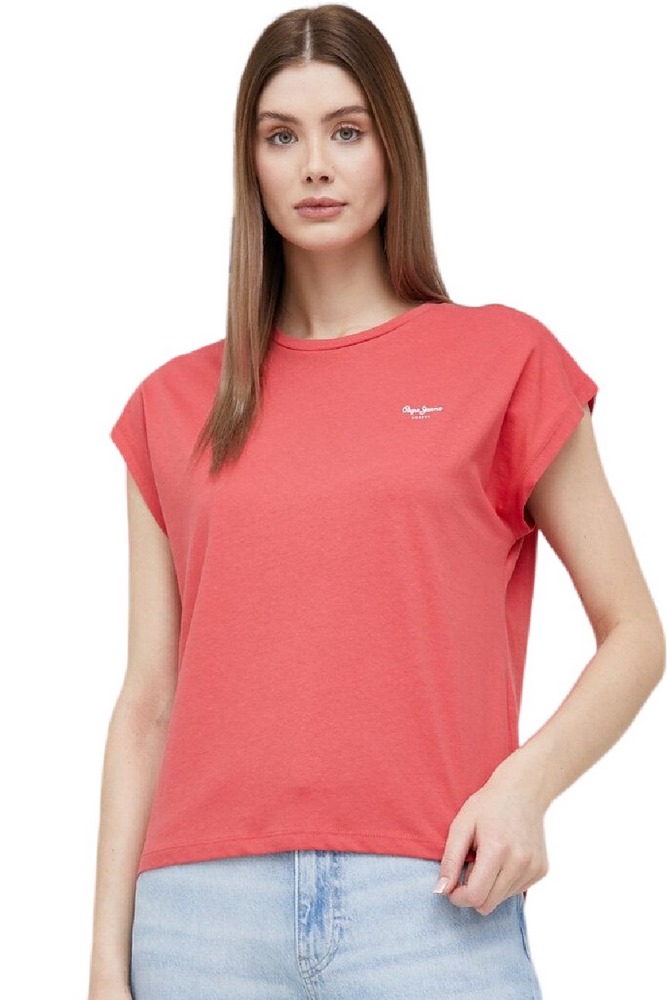 PEPE JEANS BLOOM T-SHIRT ΓΥΝΑΙΚΕΙΟ CORAL