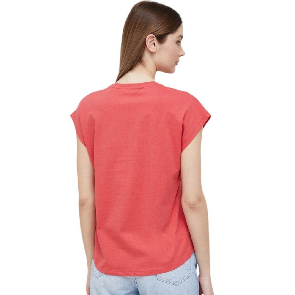 PEPE JEANS BLOOM T-SHIRT ΓΥΝΑΙΚΕΙΟ CORAL
