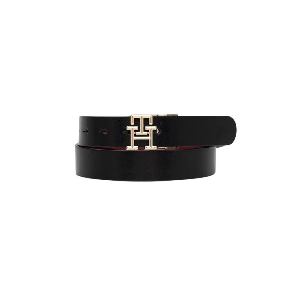 TOMMY HILFIGER TH LOGO REV 3.0 ΖΩΝΗ ΓΥΝΑΙΚΕΙΑ BLACK/RED