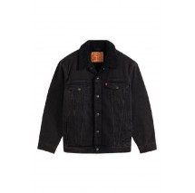 LEVIS RELAXED FIT SHERPA TRKR ΜΠΟΥΦΑΝ ΑΝΔΡΙΚΟ DENIM BLACK