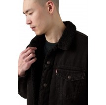 LEVIS RELAXED FIT SHERPA TRKR ΜΠΟΥΦΑΝ ΑΝΔΡΙΚΟ DENIM BLACK