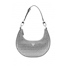 GUESS LUA SMALL HOBO ΤΣΑΝΤΑ ΓΥΝΑΙΚΕΙΑ SILVER