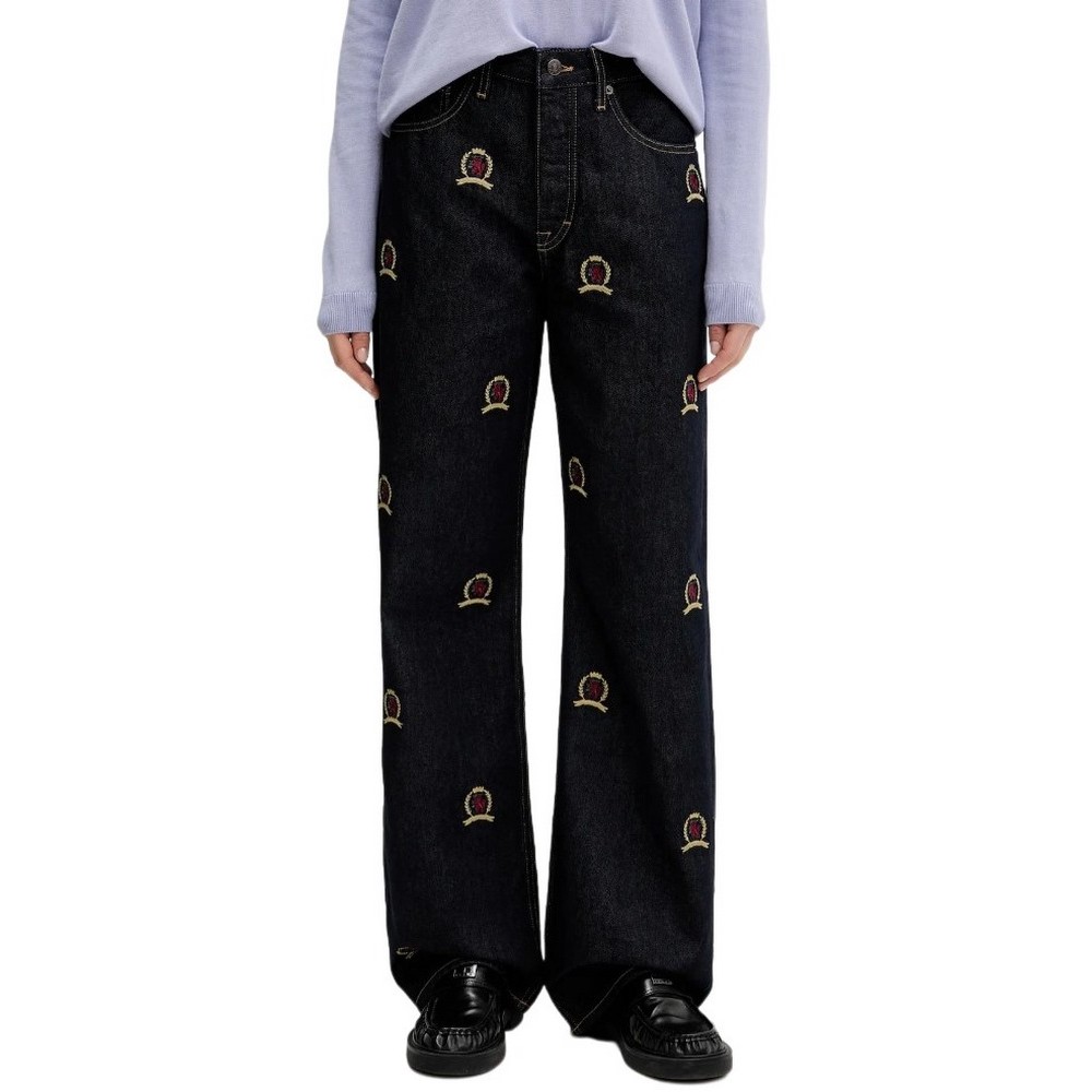 TOMMY JEANS MIA MR RLXD STR ΤΖΙΝ ΠΑΝΤΕΛΟΝΙ ΓΥΝΑΙΚΕΙΟ DENIM DARK