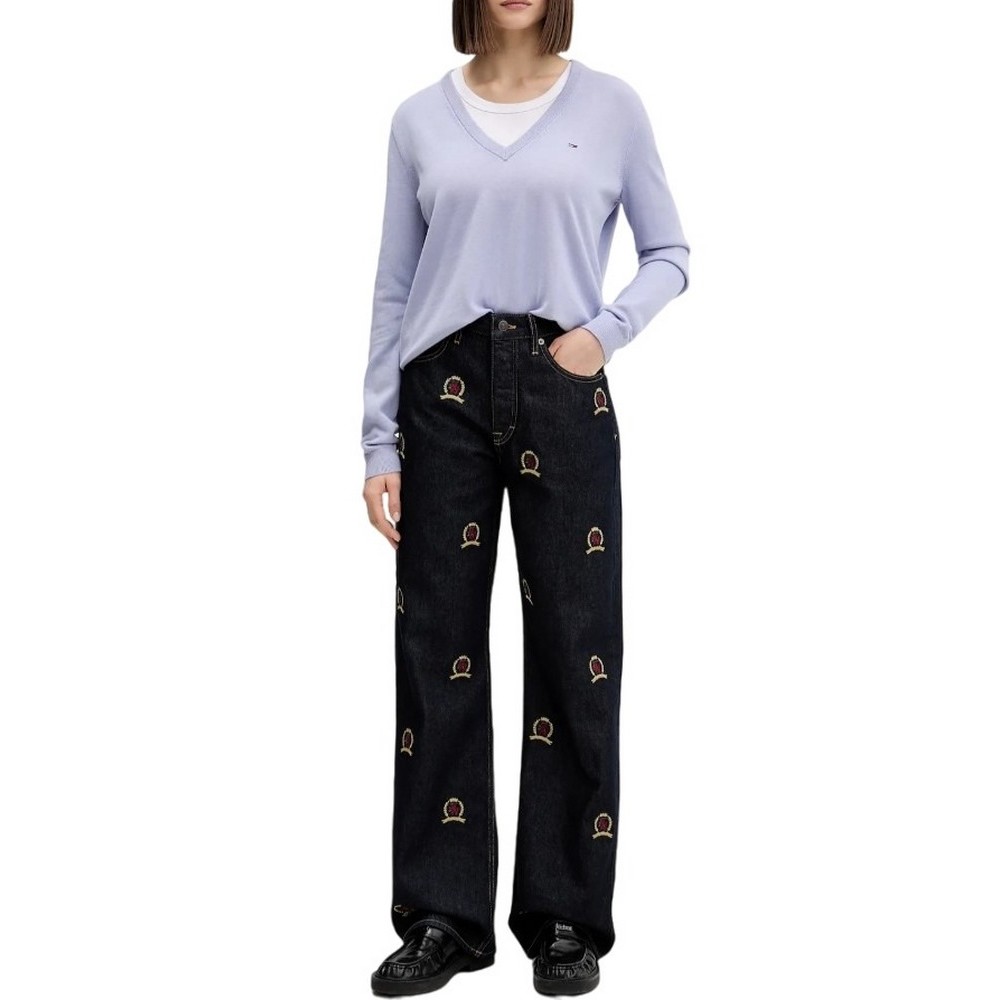 TOMMY JEANS MIA MR RLXD STR ΤΖΙΝ ΠΑΝΤΕΛΟΝΙ ΓΥΝΑΙΚΕΙΟ DENIM DARK