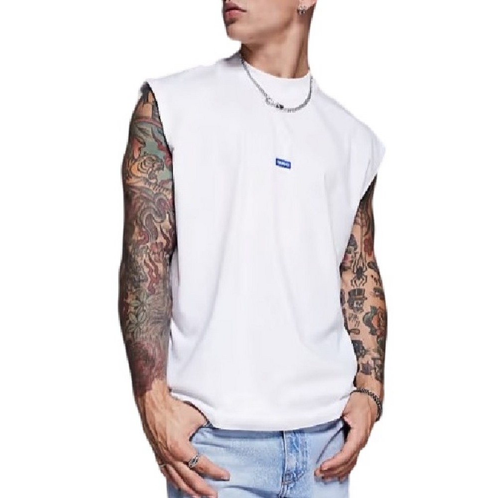 HUGO BOSS JERSEY NAVERTZ T-SHIRT ΜΠΛΟΥΖΑ ΑΝΔΡΙΚΗ SOFT PINK