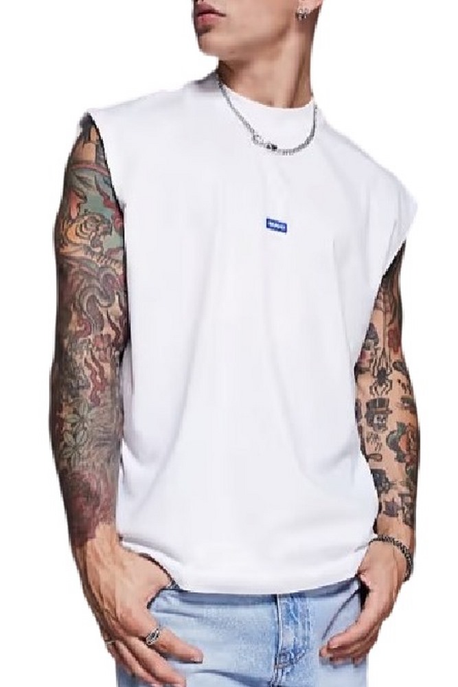 HUGO BOSS JERSEY NAVERTZ T-SHIRT ΜΠΛΟΥΖΑ ΑΝΔΡΙΚΗ SOFT PINK