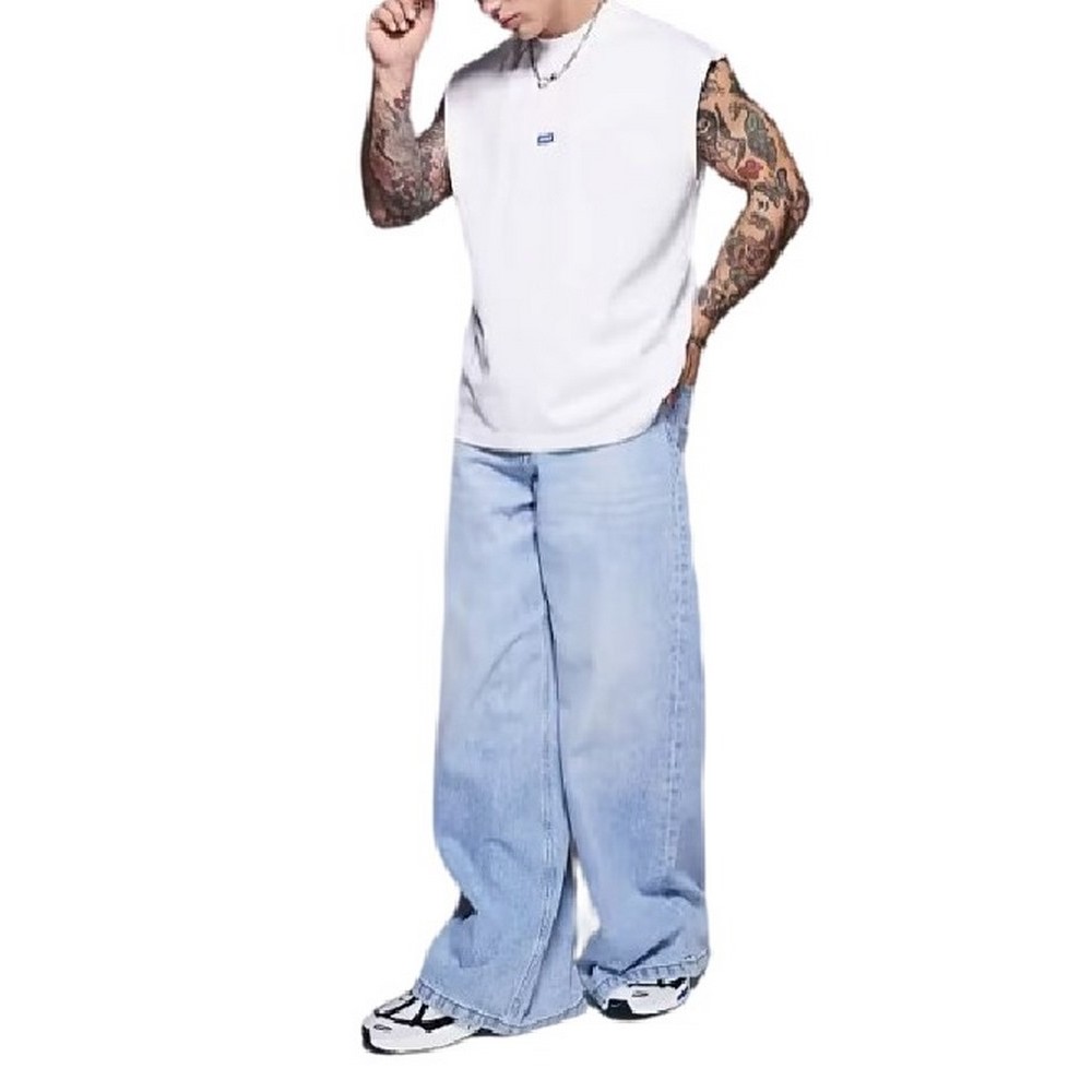 HUGO BOSS JERSEY NAVERTZ T-SHIRT ΜΠΛΟΥΖΑ ΑΝΔΡΙΚΗ SOFT PINK