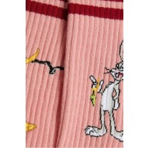 JIMMY LION ATHLETIC DAFFY VS BUGS SOCKS UNISEX ΚΑΛΤΣΕΣ PINK