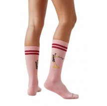 JIMMY LION ATHLETIC DAFFY VS BUGS SOCKS UNISEX ΚΑΛΤΣΕΣ PINK