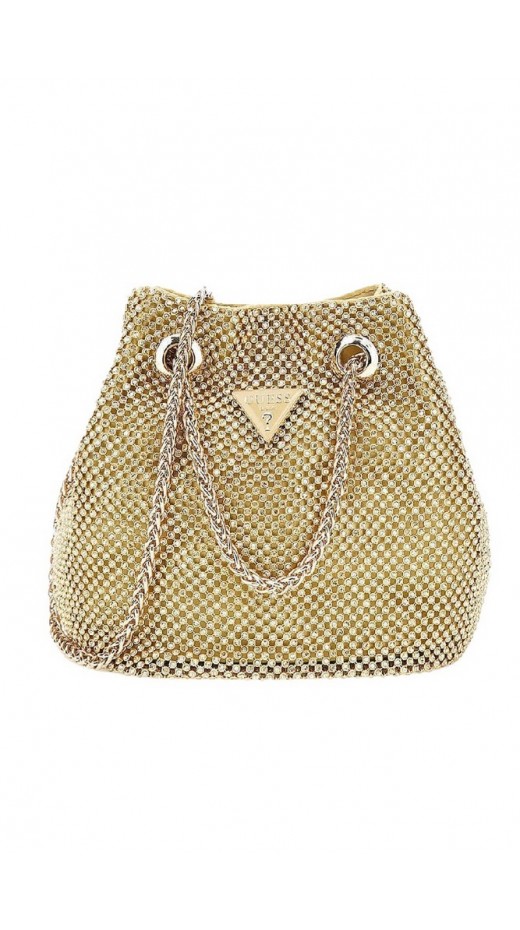 GUESS ZALINA POUCH ΤΣΑΝΤΑ ΓΥΝΑΙΚΕΙΑ GOLD