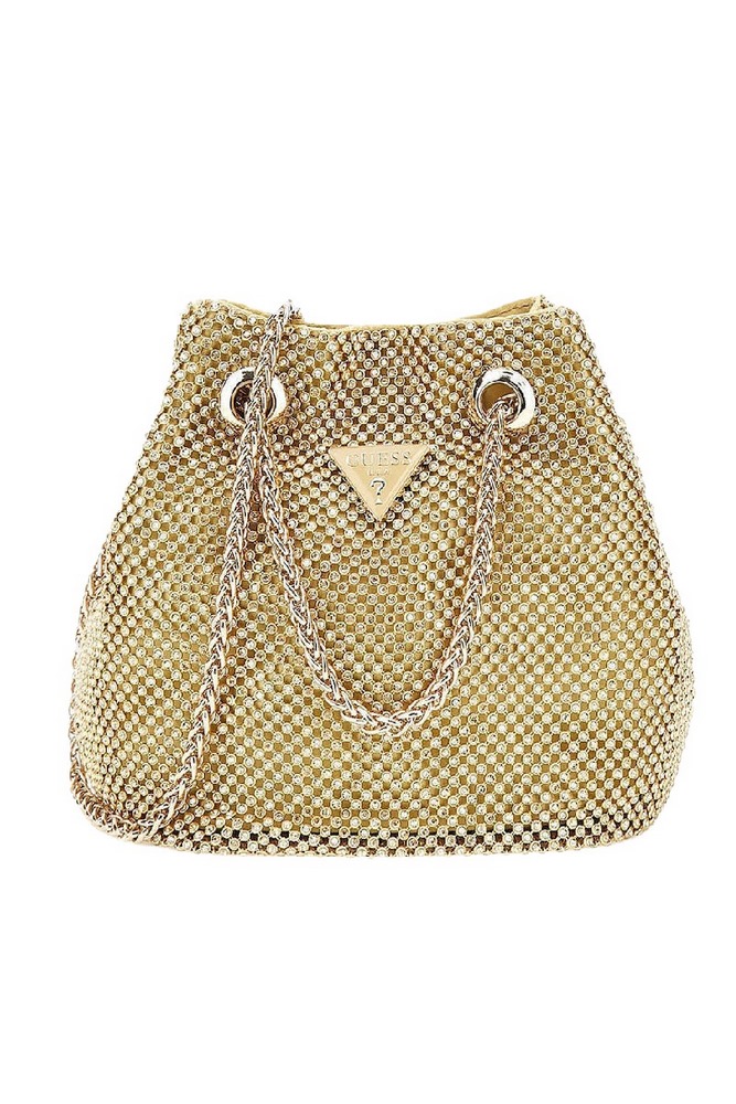 GUESS ZALINA POUCH ΤΣΑΝΤΑ ΓΥΝΑΙΚΕΙΑ GOLD