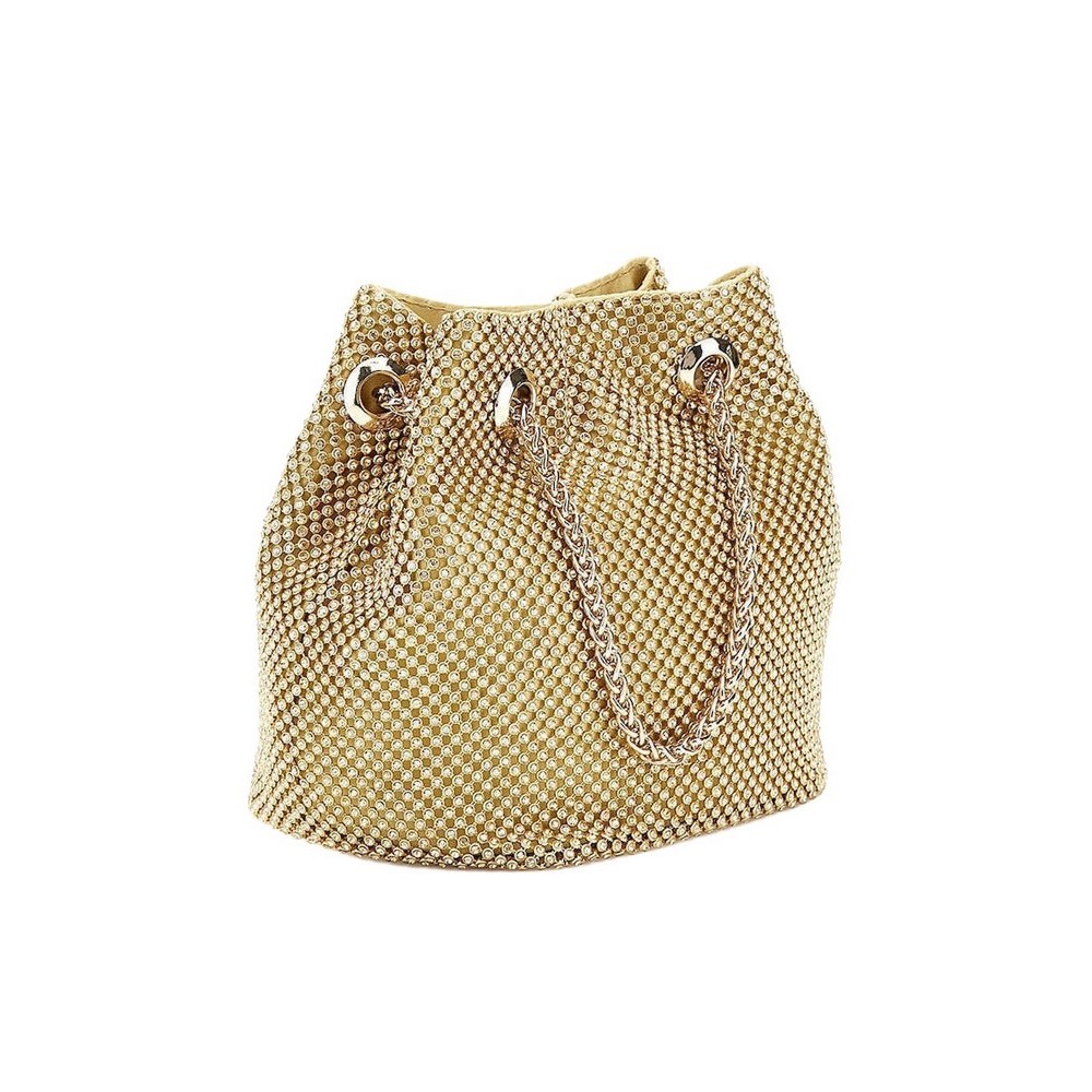 GUESS ZALINA POUCH ΤΣΑΝΤΑ ΓΥΝΑΙΚΕΙΑ GOLD