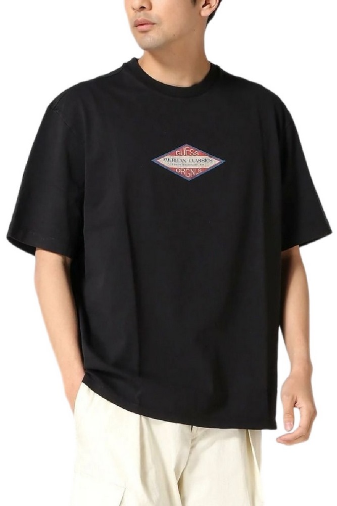 GUESS TRADEMARK TEE T-SHIRT ΜΠΛΟΥΖΑ ΑΝΔΡΙΚΗ WASHED BLACK