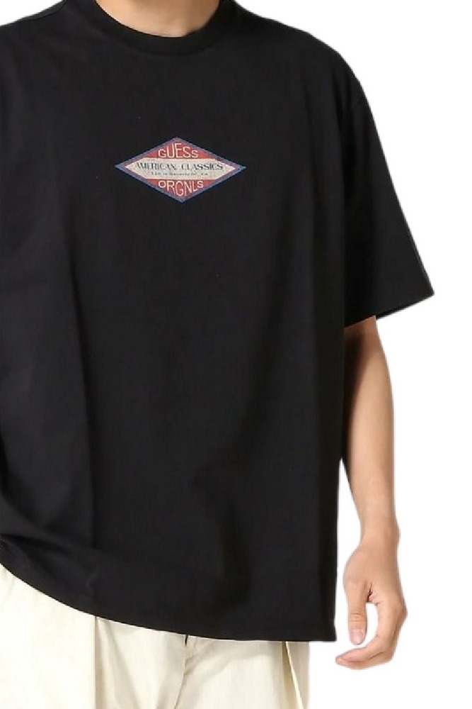 GUESS TRADEMARK TEE T-SHIRT ΜΠΛΟΥΖΑ ΑΝΔΡΙΚΗ WASHED BLACK