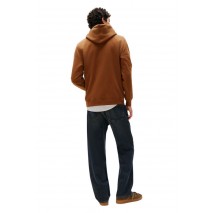 TOMMY JEANS REG LINEAR LOGO HOODIE EXT  ΜΠΛΟΥΖΑ ΦΟΥΤΕΡ ΑΝΔΡΙΚΗ BROWN
